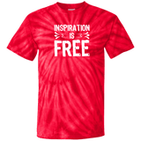 INSPIRATION IS FREE- CD100 100% Cotton Tie Dye T-Shirt - The Crazygirl Tshirt Shop