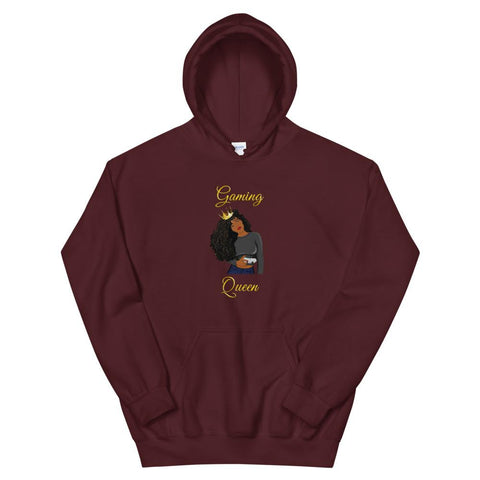GAMING QUEEN Hooded Sweatshirt - The Crazygirl Tshirt Shop