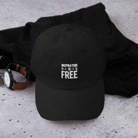 INSPIRATION IS FREE - Dad hat - The Crazygirl Tshirt Shop