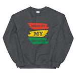MADE BY MY HISTORY - BLACK HISTORY MONTH Unisex Sweatshirt - The Crazygirl Tshirt Shop