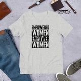 EMPOWERED WOMEN EMPOWER WOMEN Short-Sleeve Unisex T-Shirt - The Crazygirl Tshirt Shop