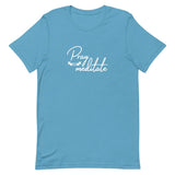 PRAY AND MEDITATE - Short-Sleeve Unisex T-Shirt - The Crazygirl Tshirt Shop