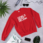 GOALS, DREAMS & MELANIN - Unisex Sweatshirt
