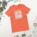 FAITH IN GOD - Short-sleeve unisex t-shirt