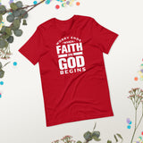 FAITH IN GOD - Short-sleeve unisex t-shirt